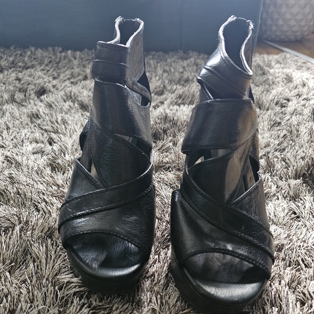 Platform Wedged Sandals